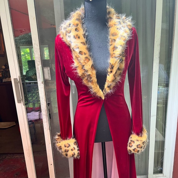 Betsey Johnson Jackets & Blazers - Rare Vintage Betsey Johnson Royal Velvet Duster Coat